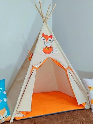Cabana infantil tenda barraca com colchonete