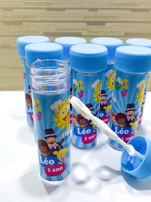 Frasco para bolinha de sabão personalizado promoção