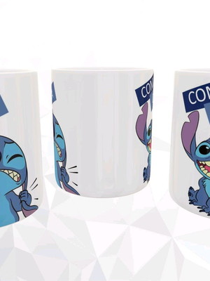 Caneca stitch com coca sem coca