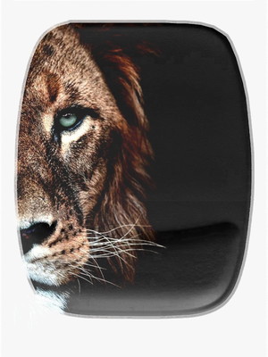 Mouse pad personalizado com apoio leão