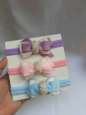 Kit faixinhas com pérolas