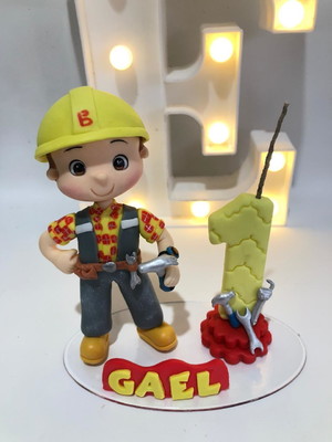 Vela personalisada bob o construtor