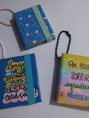 Chaveiro post it personalizado