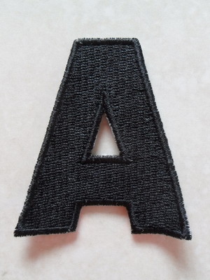 Patch bordado termocolante letra a