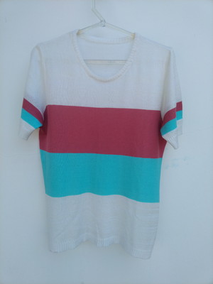 Blusa manga curta malhafina