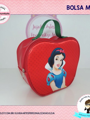 Bolsa maçã branca de neve