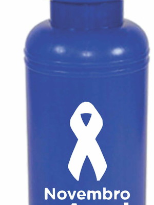 Squeeze azul personalizada