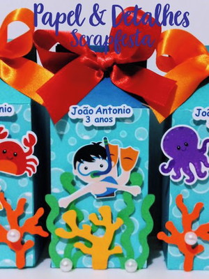 Caixa milk fundo do mar - mergulhador