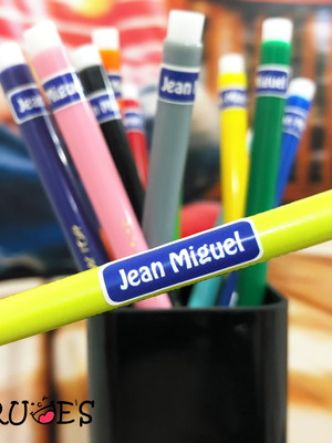Etiqueta escolar mini 200 unidades