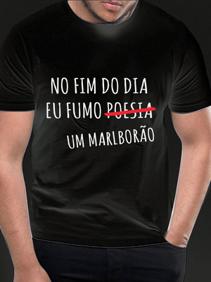 Camiseta extra- no fim do dia eu fumo - xp ao xg