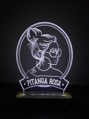 Luminária personalizada de led