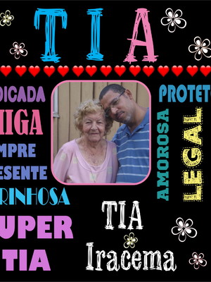 Azulejo personalizado tia