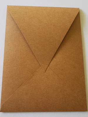 Envelope para convite de bico vertical