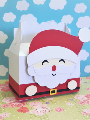 Caixa maletinha papai noel