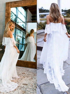 Vestido longo rendas tule noiva pre wedding