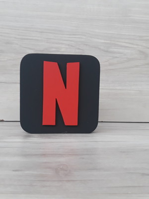Streaming - simbolo netflix - mdf