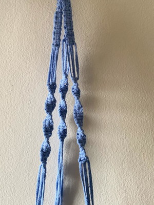 Macrame para vasos