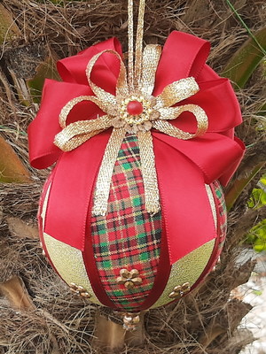 Bolas de natal artesanal