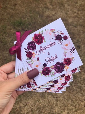 Manual dos padrinhos marsala - impresso