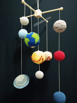 Móbile sistema solar (planetas grande)