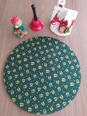 Capa de sousplat natal