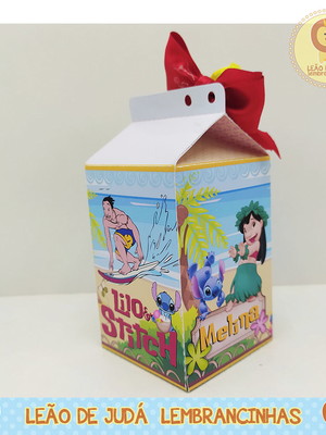 Caixinha para festa tema lilo stitch
