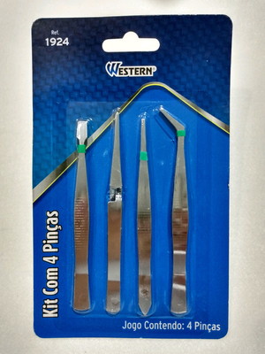 Kit 4 pinças artesanato bijuteria laço
