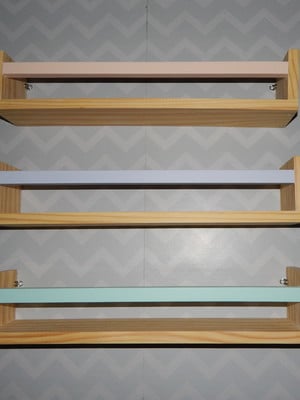 Prateleira livros pinus 80cm - unidade
