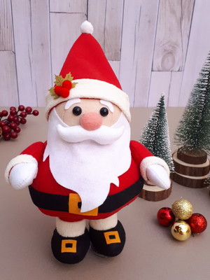 Papai noel em feltro - 29 cm