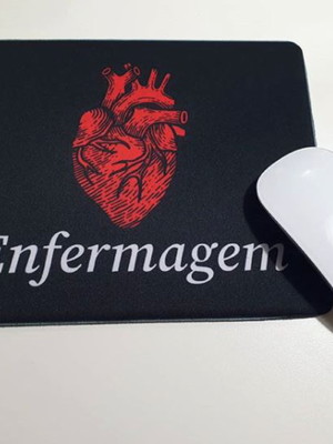 Mouse pad retangular - enfermagem