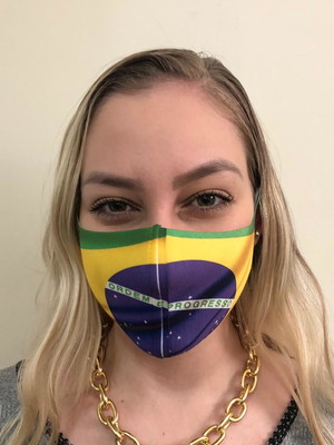 Kit patriota com 10 máscaras