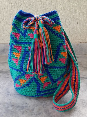 Bolsa de crochê wayuu bag