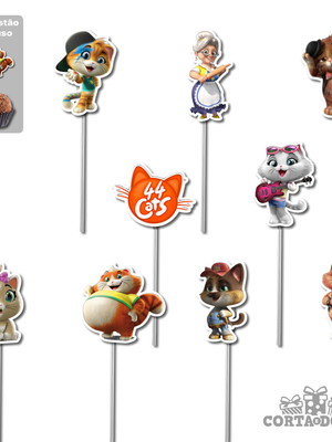 Topper 44 gatos mod 1