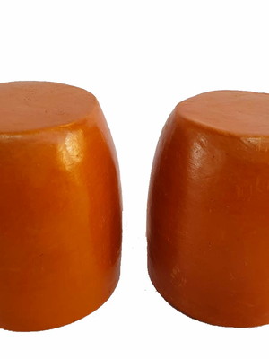 Copo de bebida artesanal de barro para cerveja suco cachaça