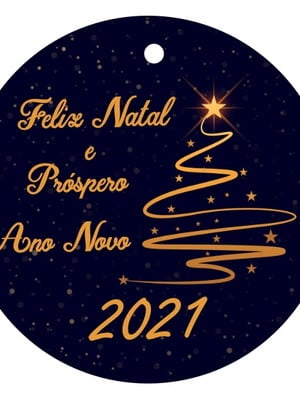 Tag de agradecimento feliz natal e próspero ano novo 5 cm