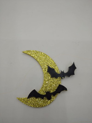 Aplique lua e morcego - halloween