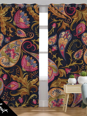 Cortina synth (blackout) 2,50x2,80m floral 22