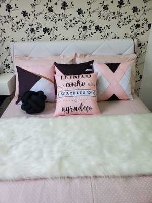 Capa de almofada - kit com 4 capas