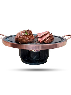 Fondue 27cm pedra sabão curado