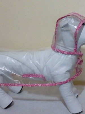 Capa de chuva para cães e gatos tamanho gg