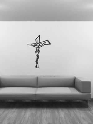 Crucifixo de parede em mdf 52 cm