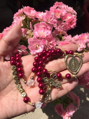 Terço personalizado nossa senhora das graças