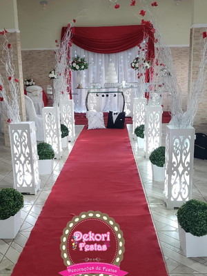 Decoração de casamento com cerimonial completo