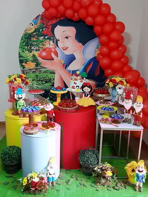Aluguel decoração branca de neve- rj