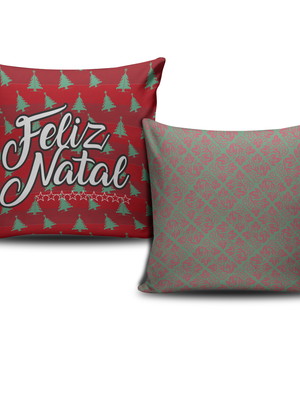 Almofada 40x40 personalizada natal
