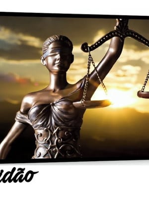 1 quadro grande direito deusa da justiça balança molduras