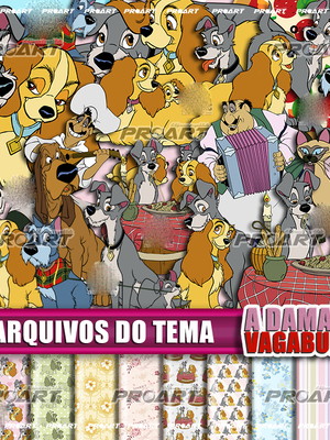 Kit digital a dama e o vagabundo