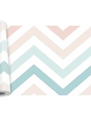 Faixa border chevron mosaico abstrato adesivo kit b177