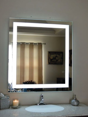 Espelho retangular com iluminação de led - 83cm a x 75cm l