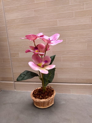 Arranjo orquídea lilás artificial!